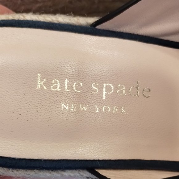 Kate Spade New York Tropez Espadrille Wedges Size 9B - Picture 10 of 15